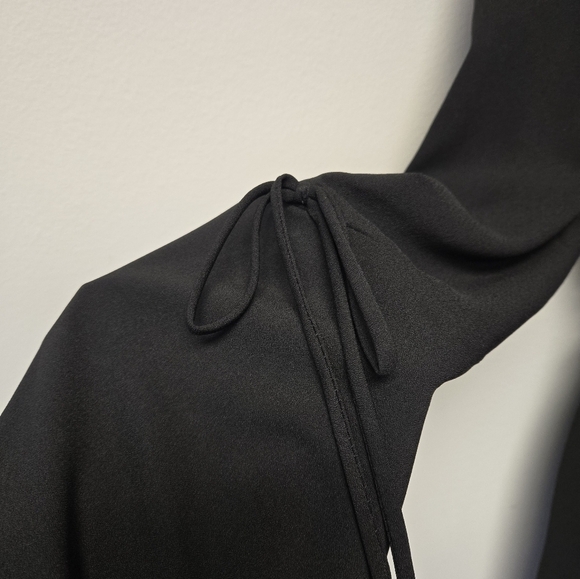 ECI New York Bell Sleeve Fit & Flare Dress Black 14 - Picture 7 of 13